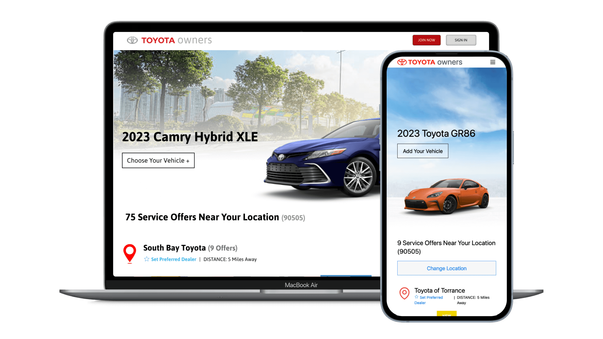 Toyota Owners Screenshot